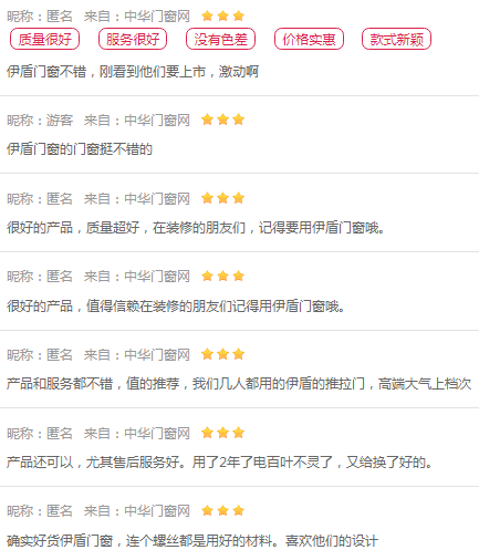 伊盾门窗质量怎么样