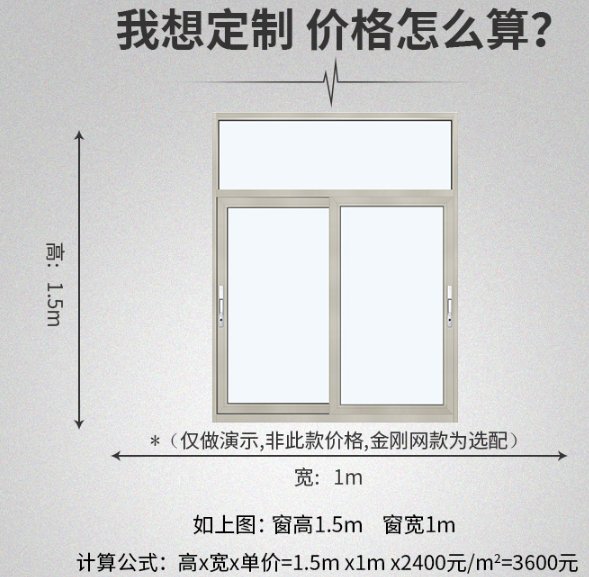 皇派门窗多少钱一平方